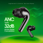 BeLL Bliss Pods – Black | 30H Playback, ANC up to 32dB, IPX4 Water-Resistant - Image 2