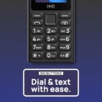 HMD 110 Keypad Phone with Built-in Scan & Pay UPI App, Rear Camera, Long-Lasting Battery, Wireless FM Radio | Black - Image 4